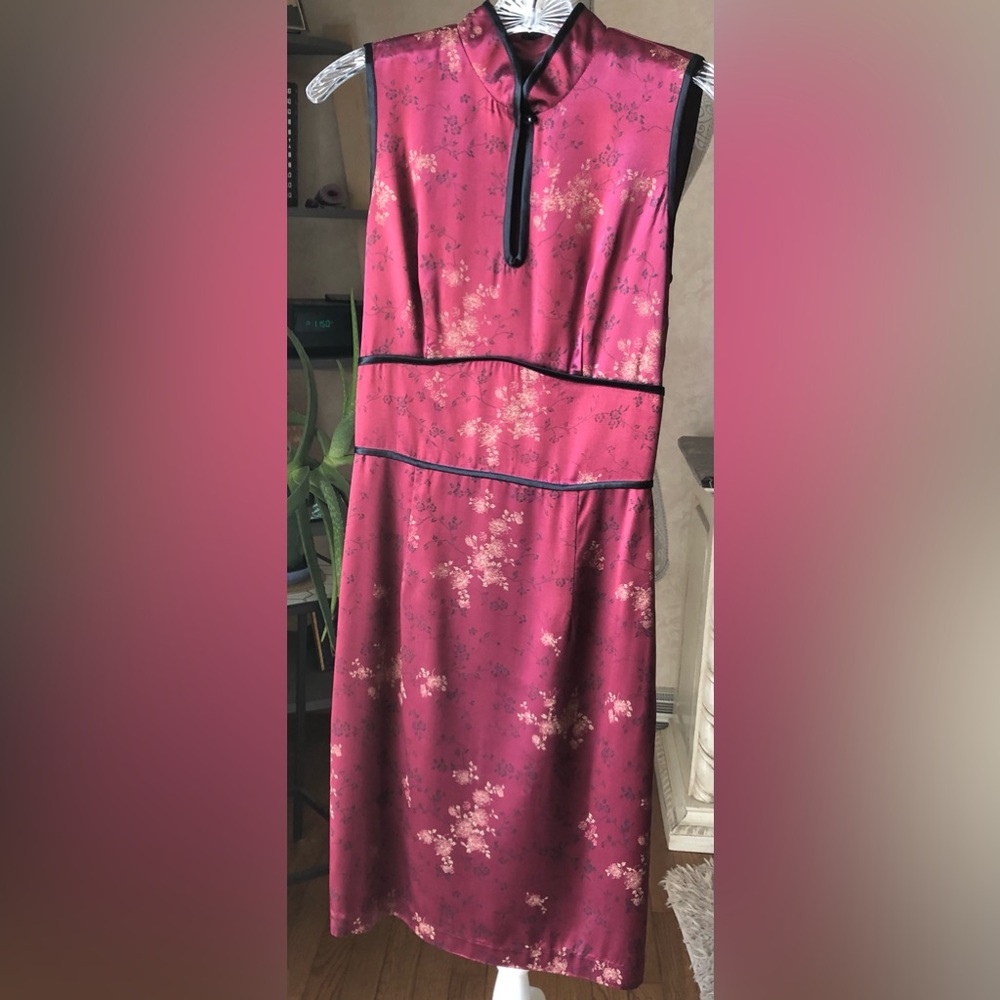 CDC Asian Inspired Floral Print Dress